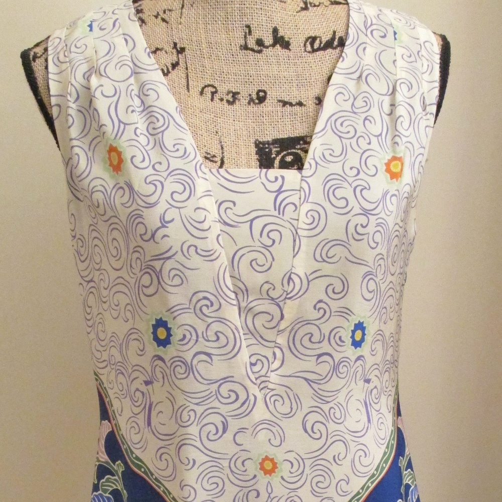 Anna Sui for Anthropologie Womens Dress, Silk